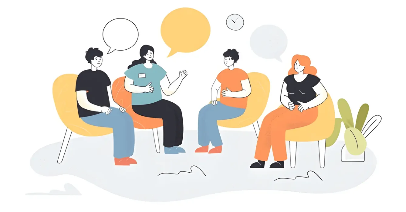 Group counselling illustration